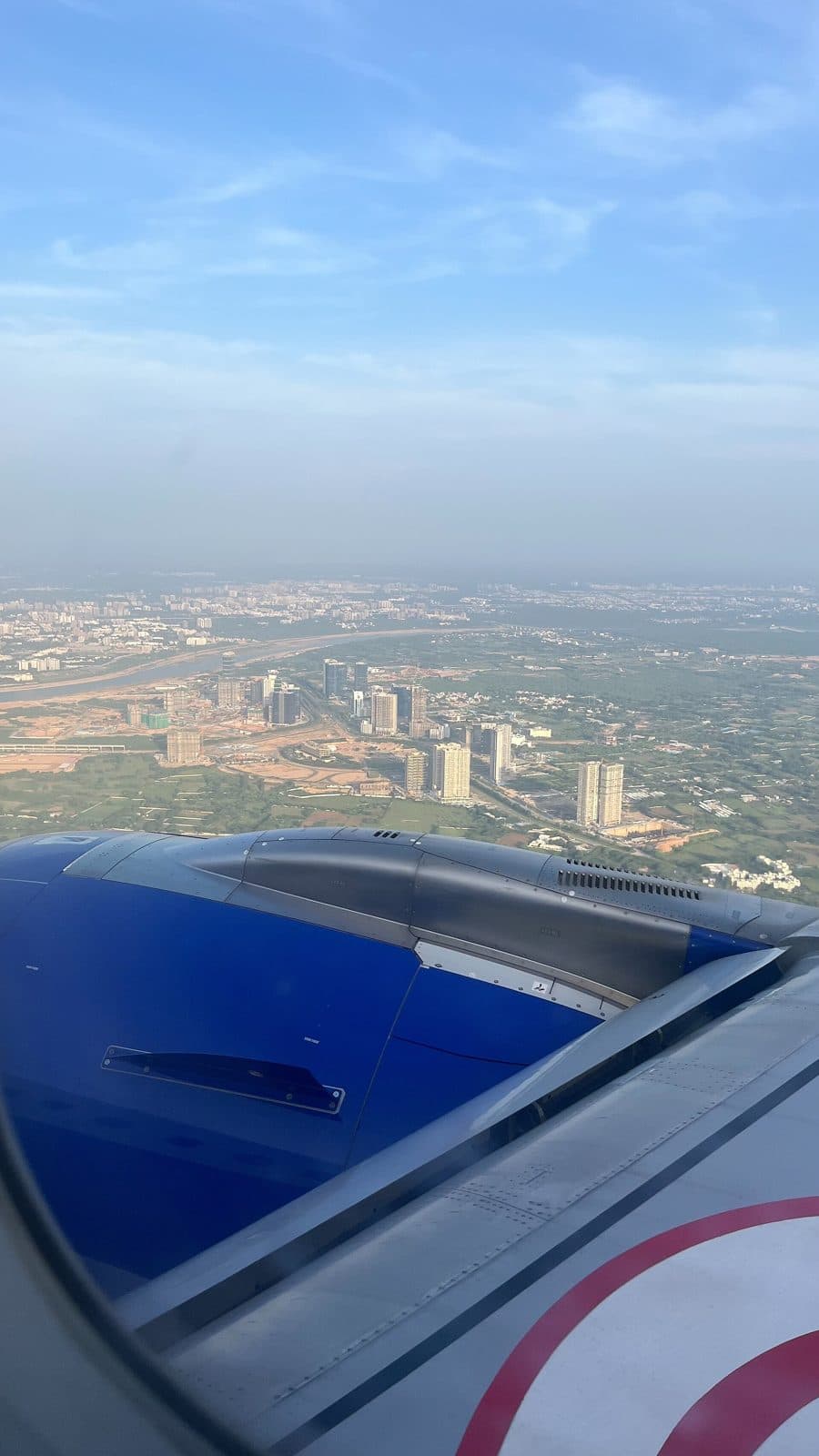 GIFT City, Gandhinagar, from the air. Location context, not a pod site.